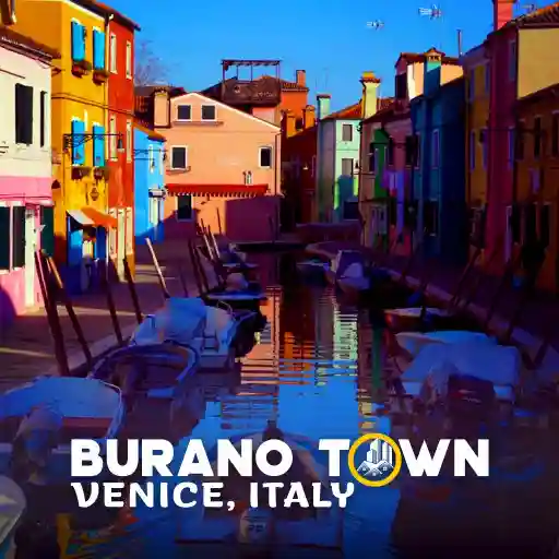 Burano Town Venice, Italy