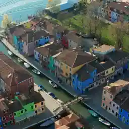 Burano Town Venice, Italy