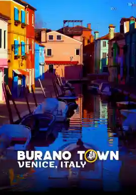 Burano Town Venice, Italy
